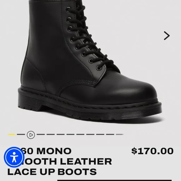 Dr Martens 1460 Mono Boots - Picture 9 of 10